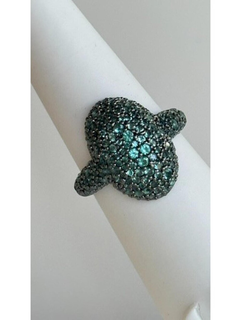 Bomb Party Sirens Sz 7 RG75116 "The Abyssal Crown" Paraiba Tourmaline Ring